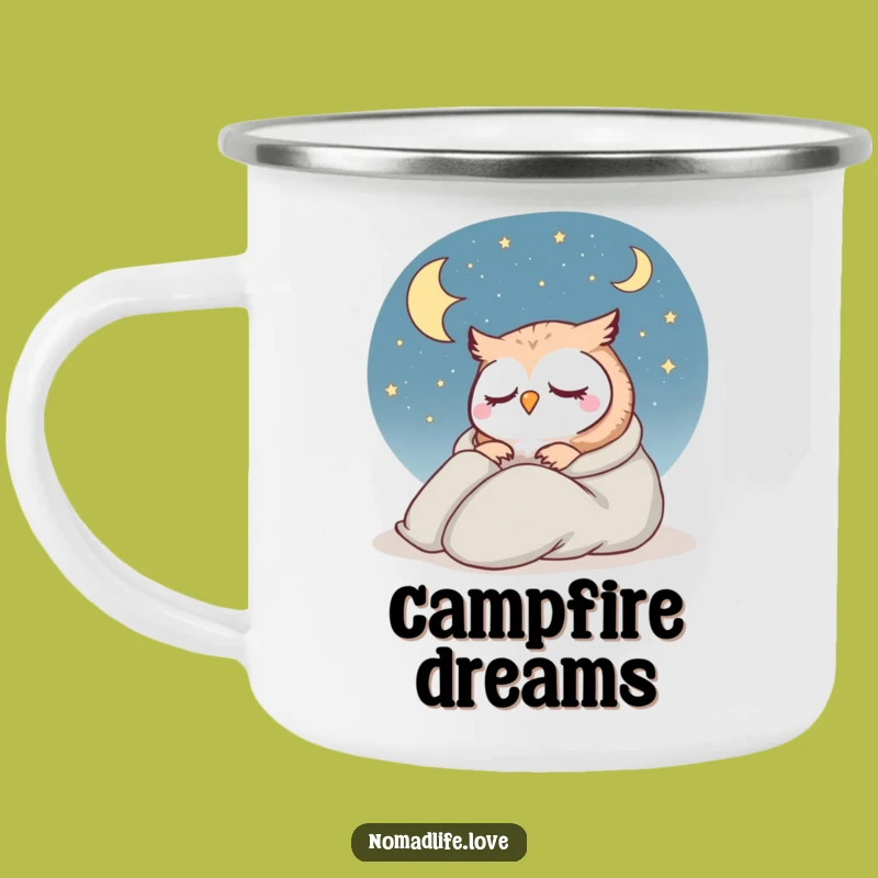 Funny Owl Campfire Mug: Hilarious Starry Night Drinkware Gift