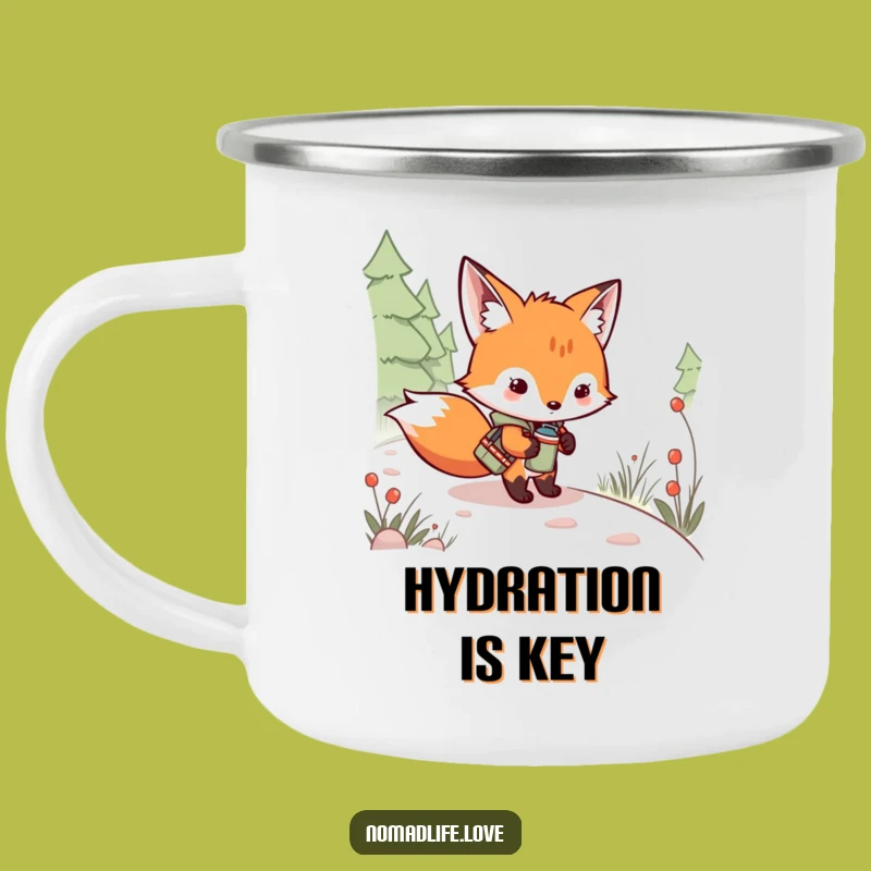 Funny Fox Kit Campfire Mug: Hilarious Trailside Coffee Gift