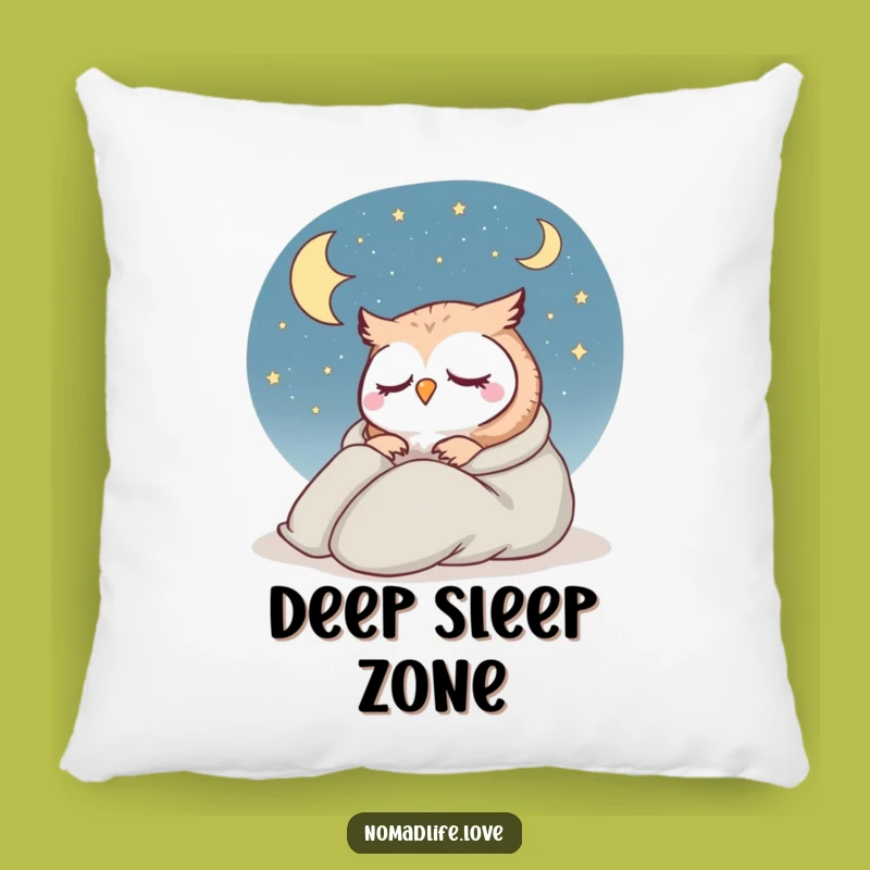 Funny Owl Dream Pillow: Cozy & Hilarious Starry Night Comfort Gift