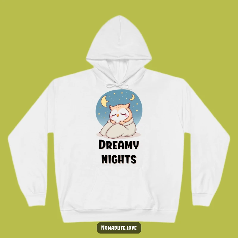 Funny Owl Sleeping Bag Hoodie: Cozy & Hilarious Starry Night Comfort Gift