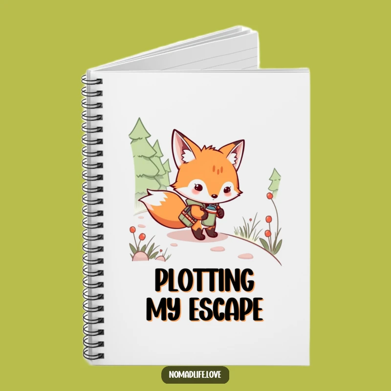 Funny Fox Kit Explorer Notebook: Hilarious Journal for Adventures