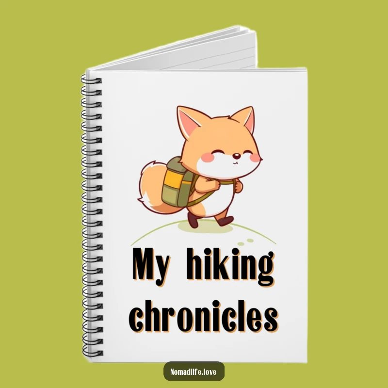 Funny Fox Hiking Journal: Chart Your Adventures with Humor