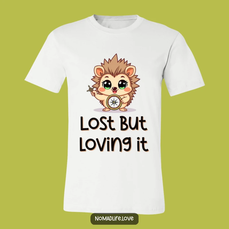 Funny Hedgehog Compass Tee: Your Hilarious Guide to Fun